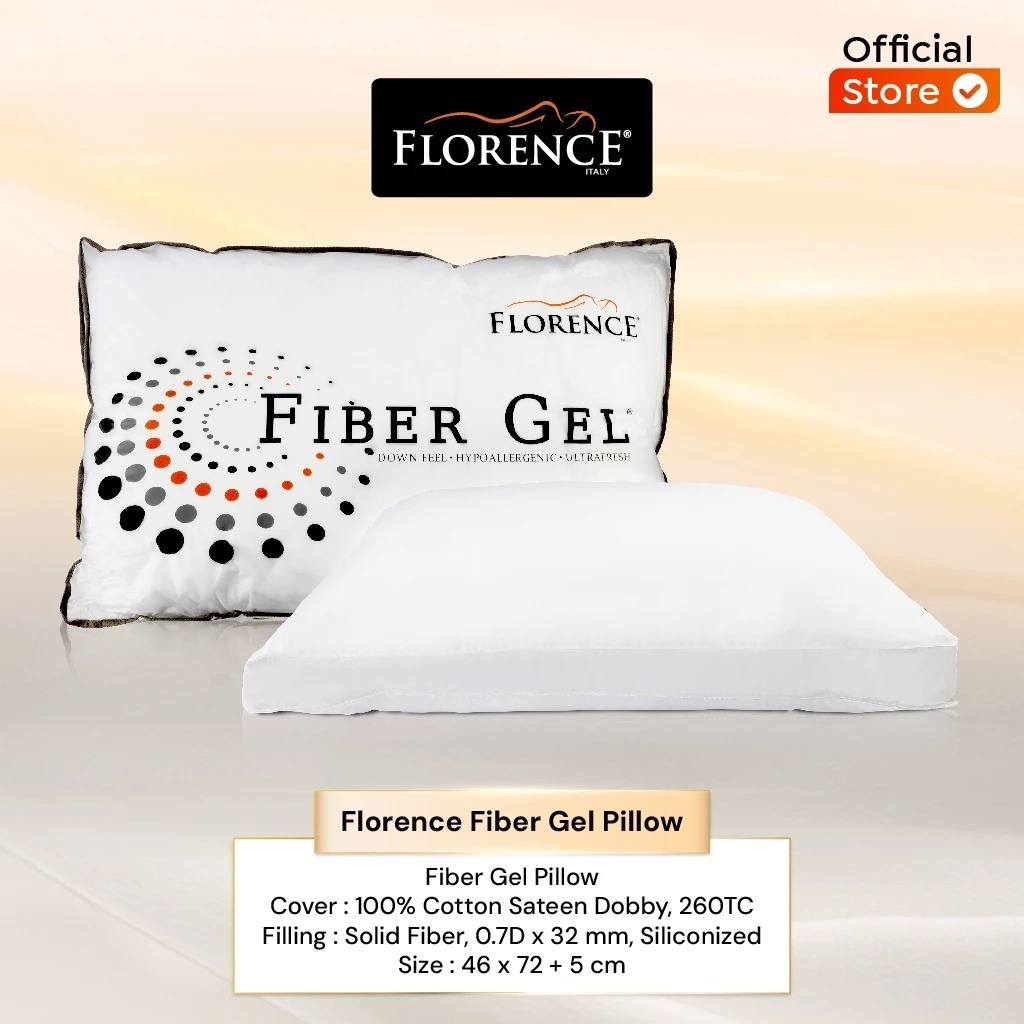 Florence Fiber Gel Pillow | Bantal Florence Fiber Gel
