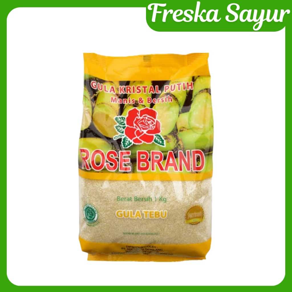 

Gula Kristal Putih Rose Brand 1 kg I Manis Murni, Kualitas Terbaik