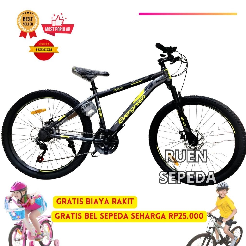 Sepeda MTB Evergreen Ranger 540 26 Inch 21 Speed