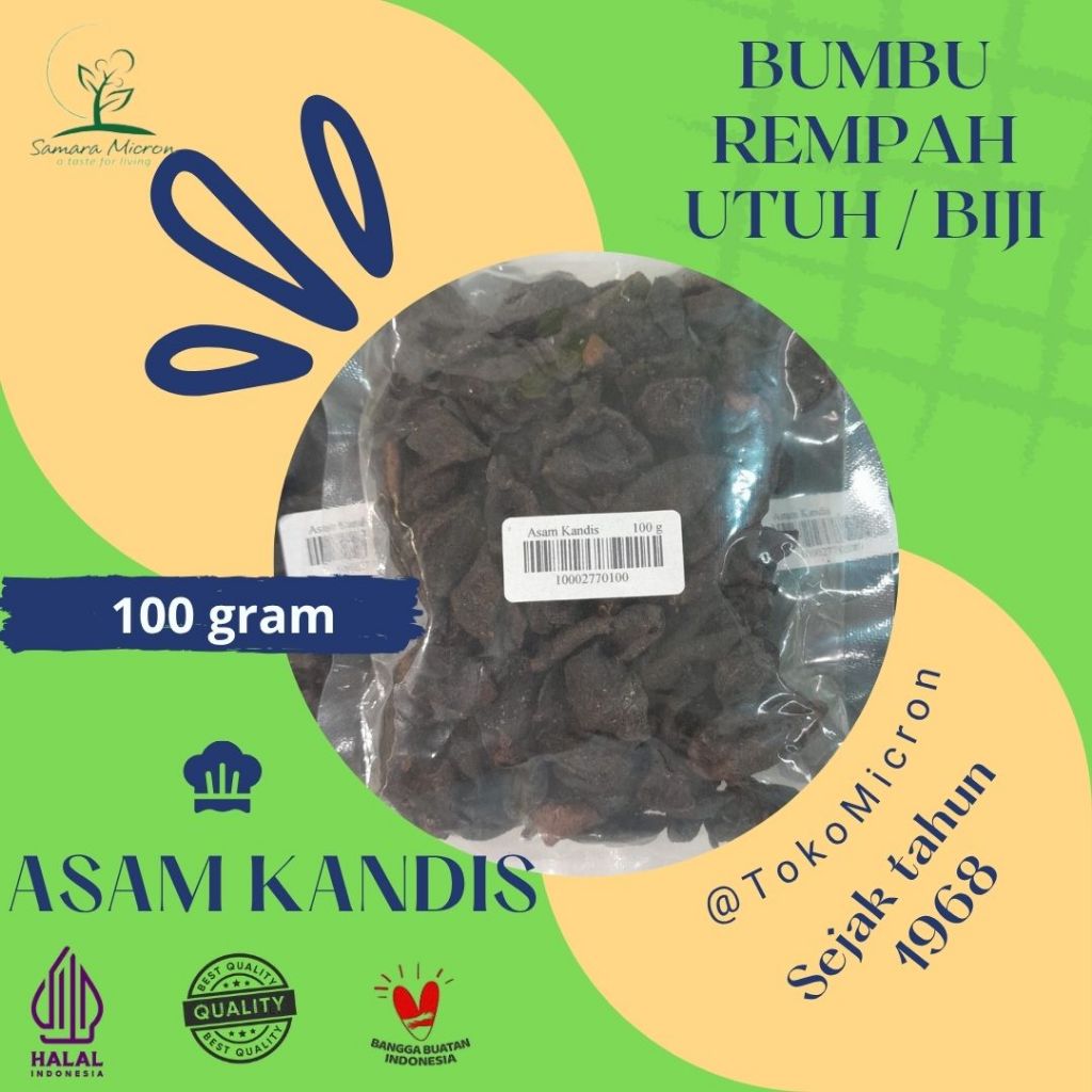 

Bumbu Samara Micron - Asam Kandis Utuh