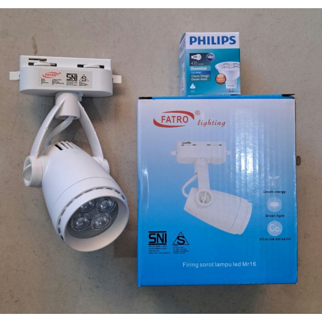 Lampu Led ambulan fitting merk fatro Led Philips 12v 5w