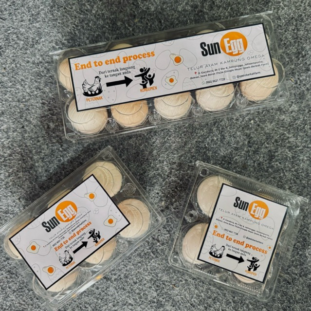 

Fresh Telur Ayam Kampung Omega