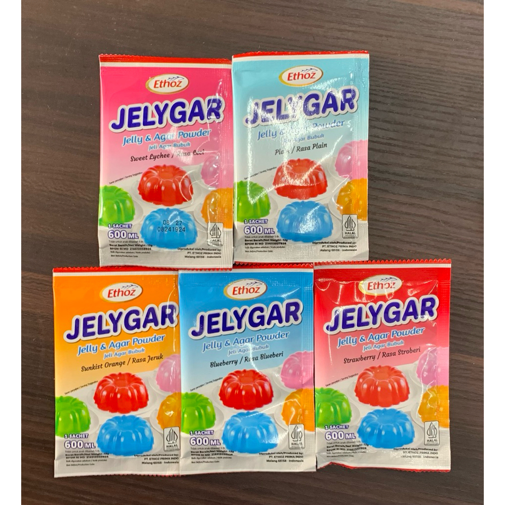 

Ethoz Jelygar / Jeli Agar Agar Bubuk Aneka Rasa 12gr