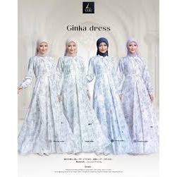 GINKA DRESS TERBARU BY LUBI GAMIS GINKA ELEGANT MEWAH