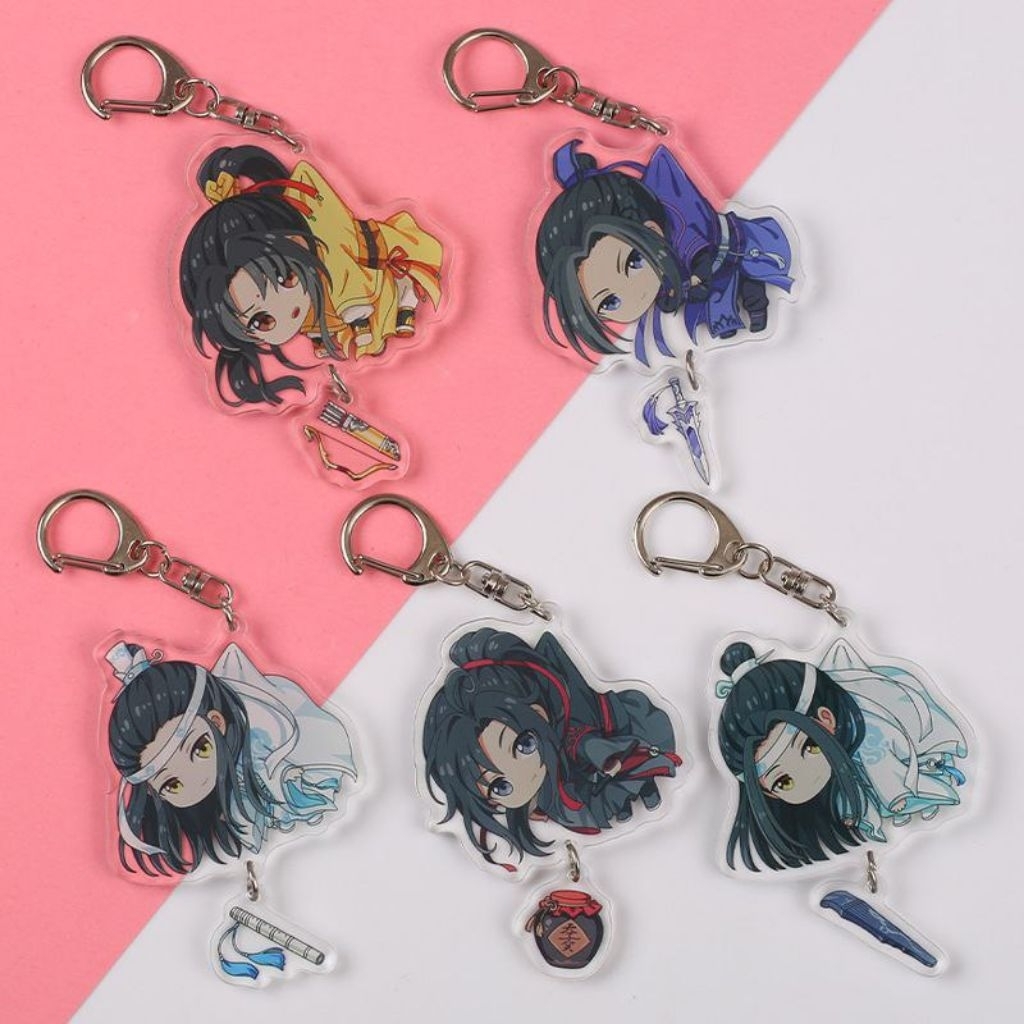 Gantungan Kunci Karakter TCGF MDZS Heaven Official's Blessing Akrilik Bening Transparan Keychain Had