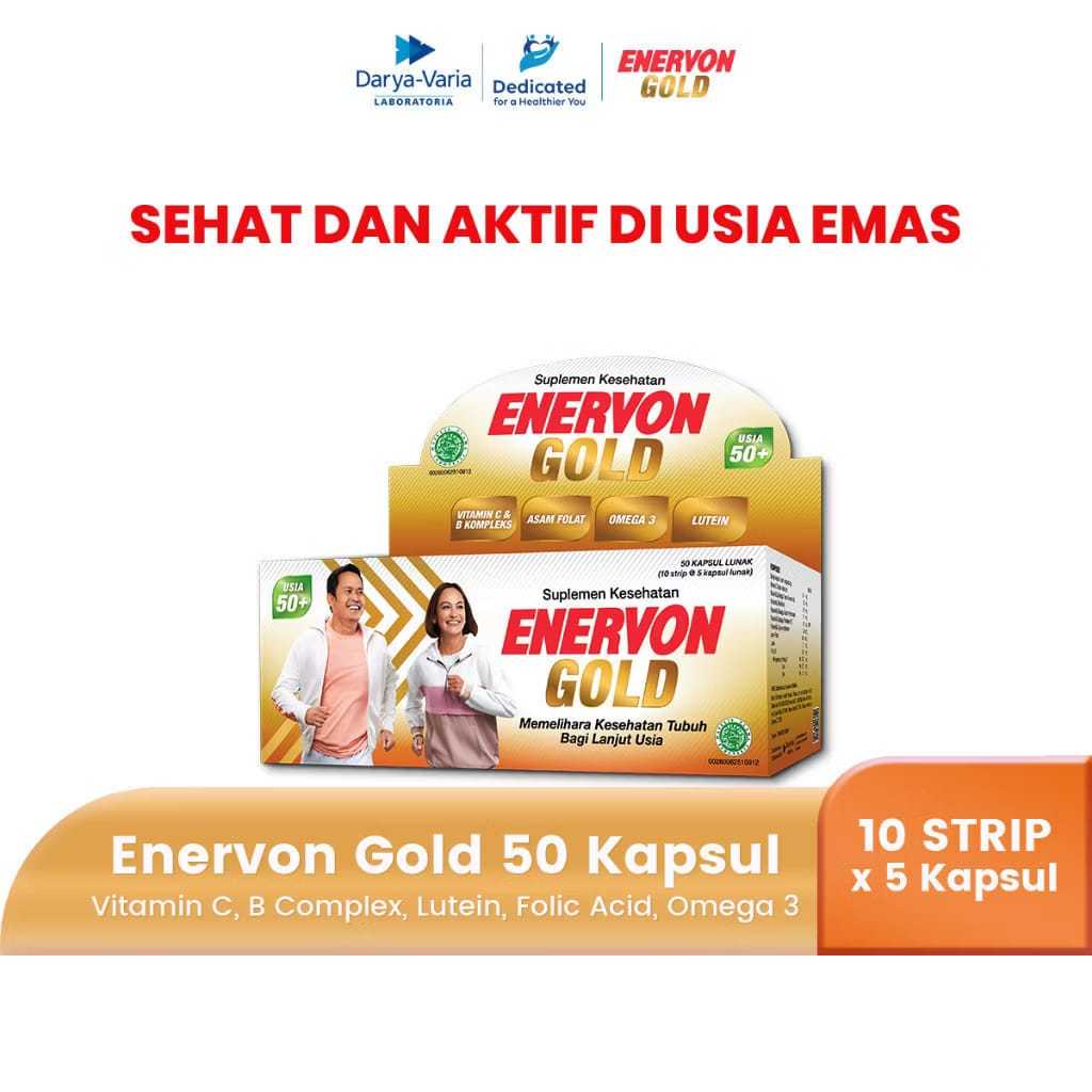 Enervon c GOLD tablet strip isi 5 / Enervon Gold
