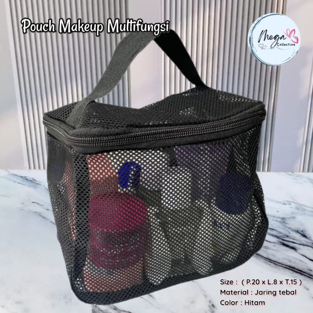 Tas Pouch Makeup Multifungsi Tempat Sabun Bedak Bayi Dll