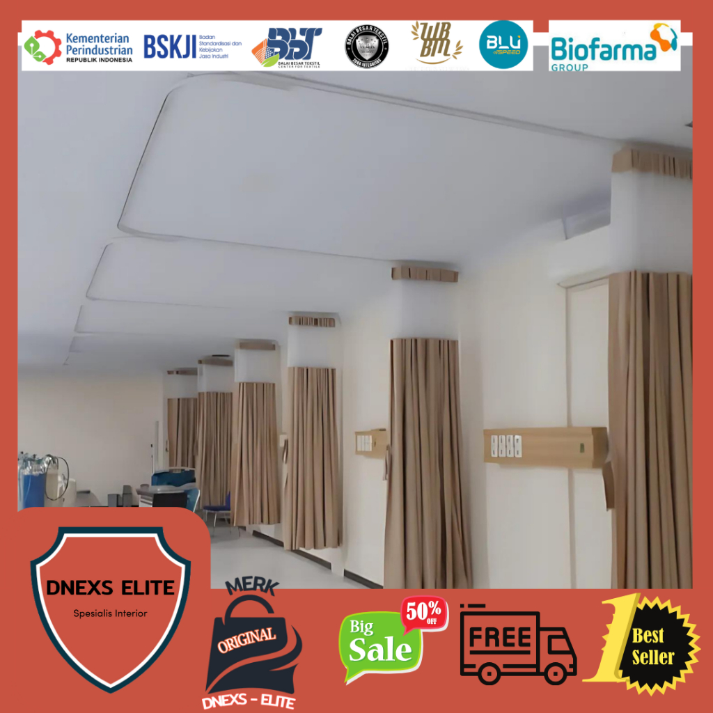 Rel gorden rumah sakit - rel lengkung bisa dibentuk sesuai kebutuhan - link pemesanan