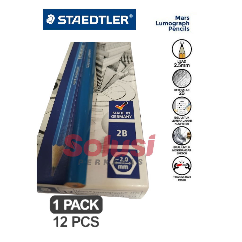 

PENCIL LUMOGRAPH 100 2B STD