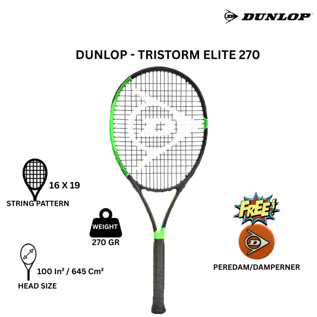 Raket Tenis Tennis Dunlop Tristorm Elite 270