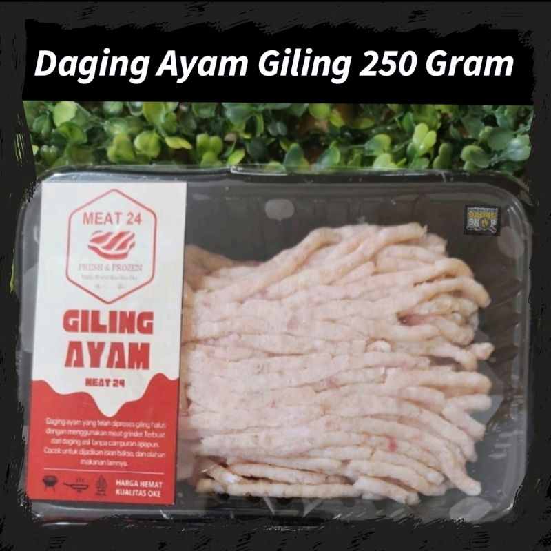 

Daging Ayam Giling Meat 24 250gr | Premium / Daging Ayam Giling