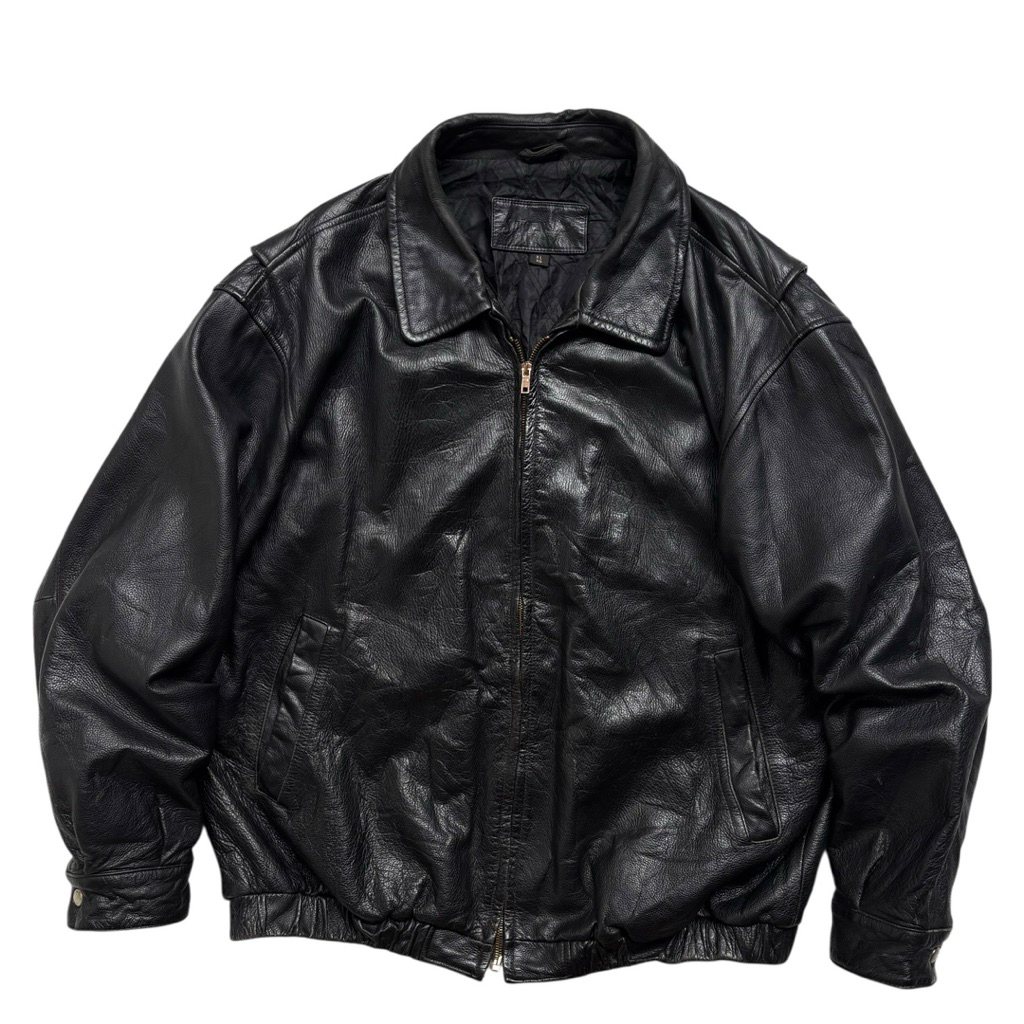 St. John’s Bay Leather Jacket Kulit Asli - XL