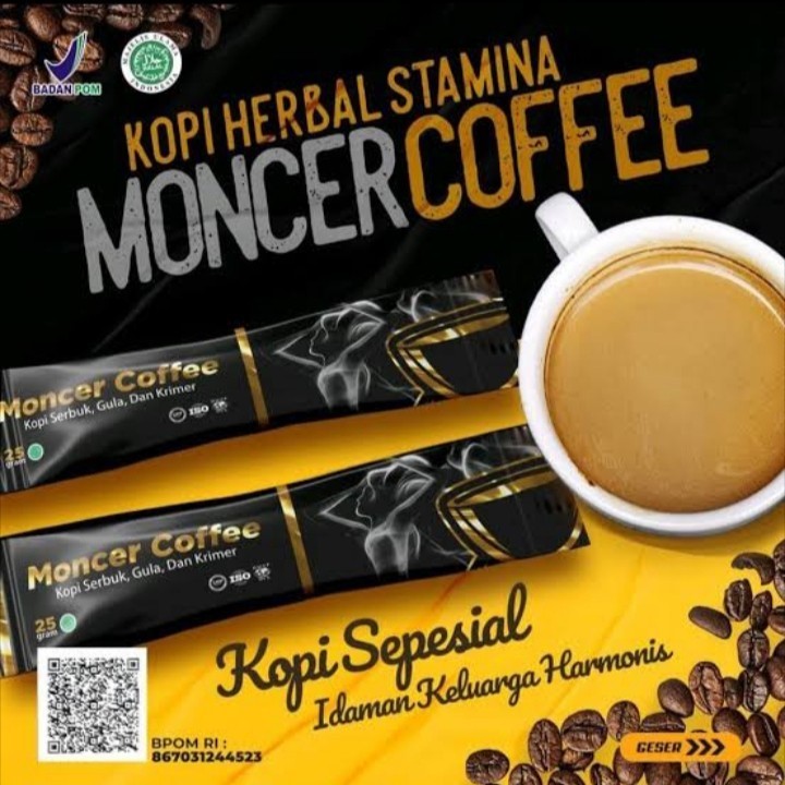 

1 Box New Formulaa Mooncer Coffieee Ori Asli 100%