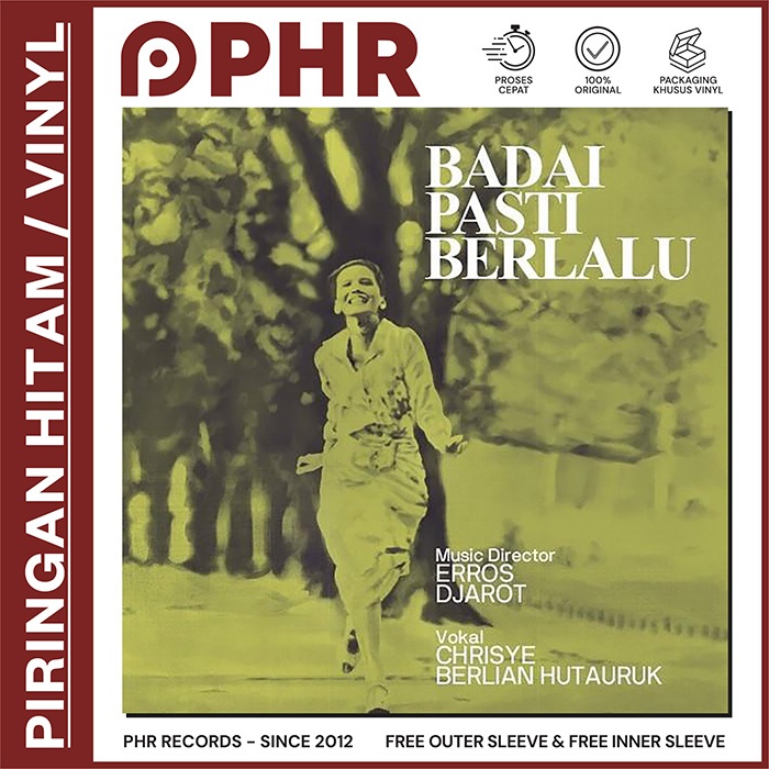 Vinyl ERROS DJAROT - Badai Pasti Berlalu [Piringan Hitam]