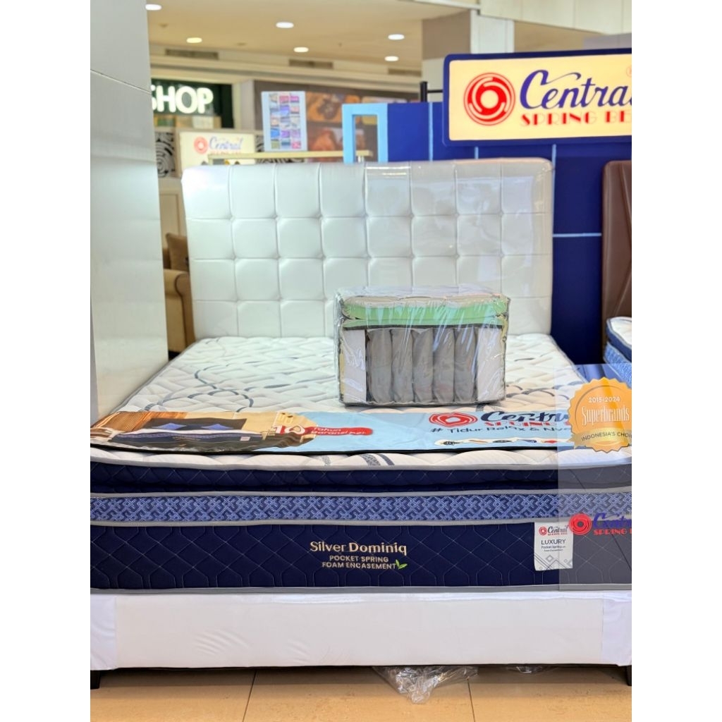 kasur silver dominiq pocket spring by central