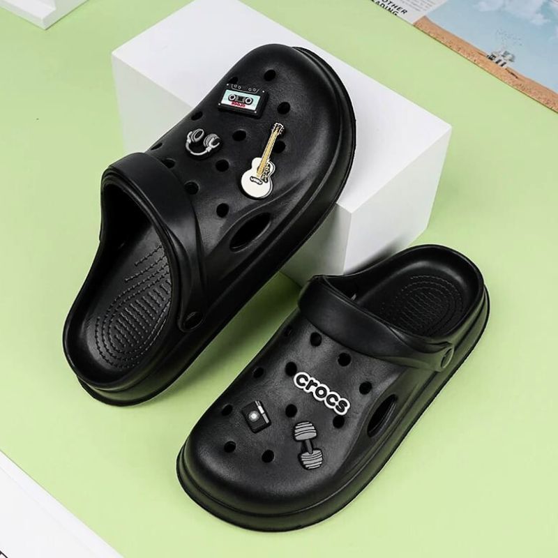 hot sale komin sepatu sandal baim pria gitar / sandal kodok pria kasual sendal kodok anti selip