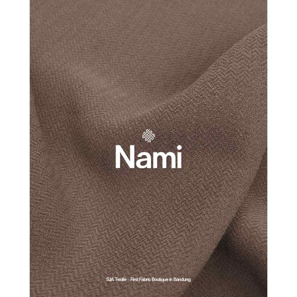 Nami by SJA Textile Kain Polyester Crepe Bahan Kain Ecer Rollan Polyester Premium Bahan