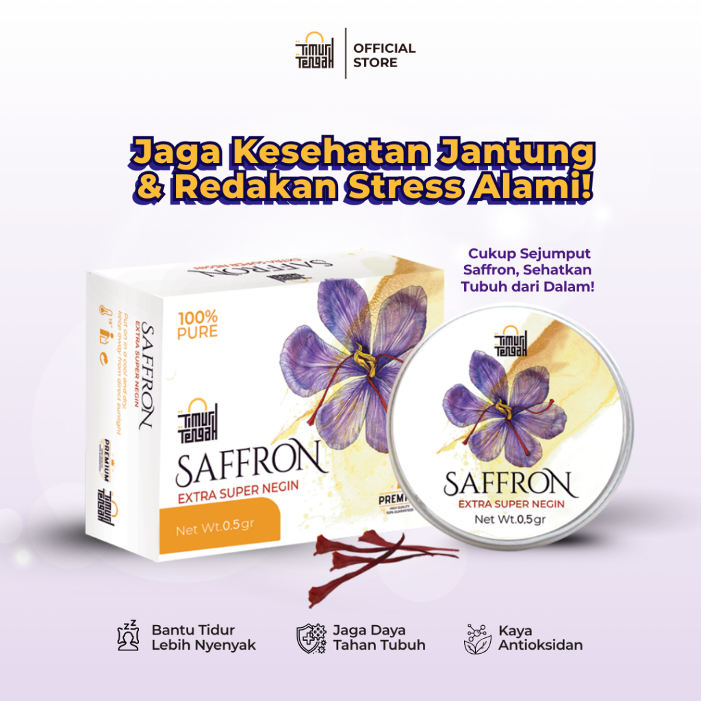 

Timur Tengah Saffron Safron Extra Super Negin 1 gr Premium Original