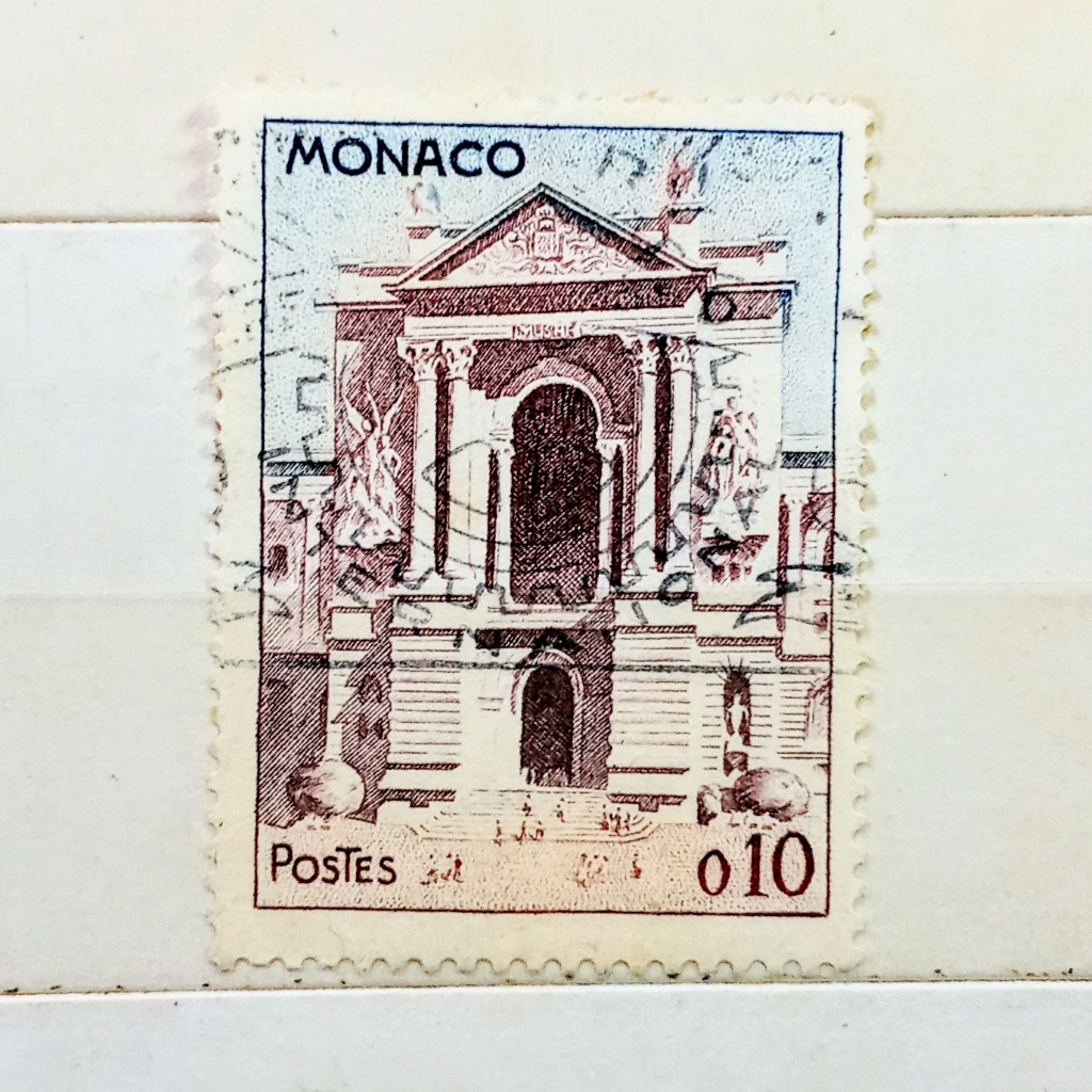 

Prangko Koleksi Filateli Monaco 1960 Portal of the Oceanographic Museum