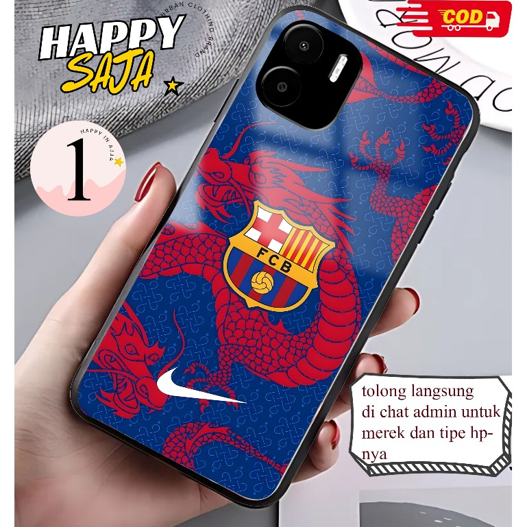 376. HAERCASE GLOSSY PREMIUM MOTIF HD UNTUK XIAOMI REDMI 12 10C 12C 14C 13 A2 A3 13C/ NOTE 14 5G 11S