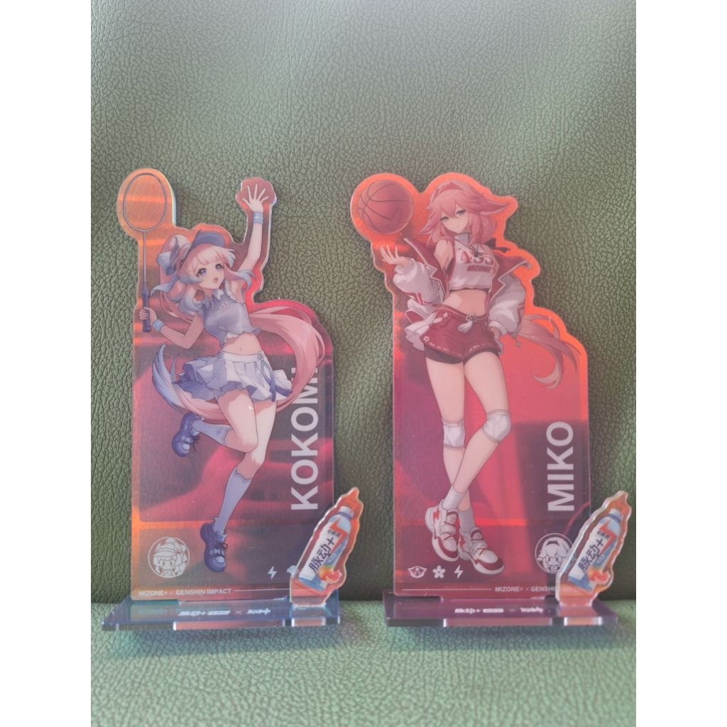 Genshin Impact Official Merch Mizone x Genshin Impact Transparan Bening Koleksi Pajangan Figuran Ani