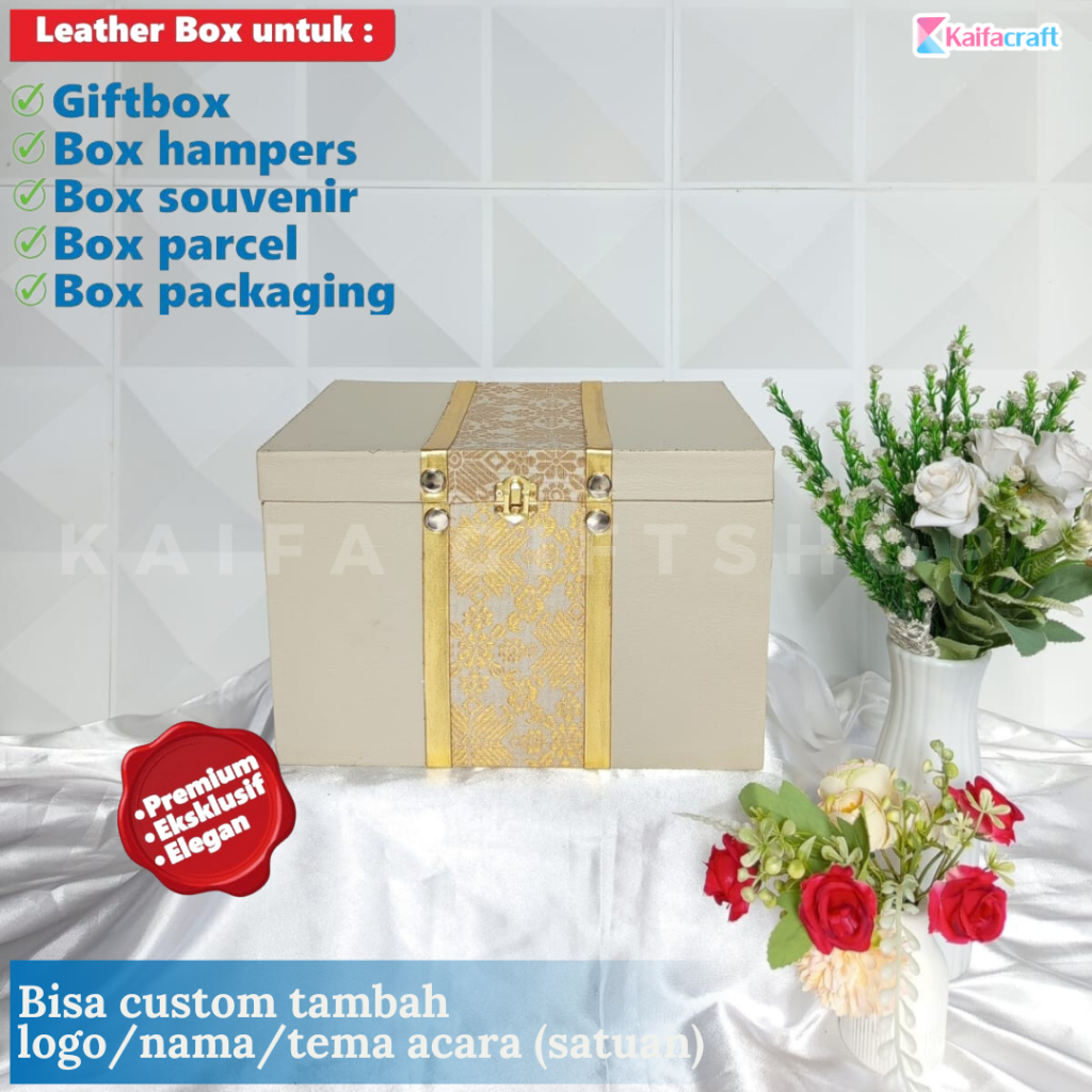 

Zahra Chest – Box Hampers Lebaran Mewah Songket & Kulit