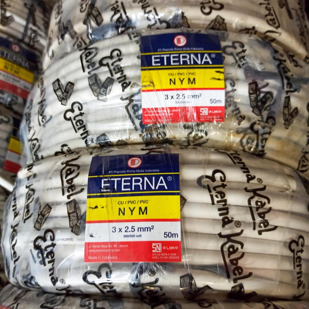 Kabel ETERNA NYM 3X2.5 50 meter / 1 roll