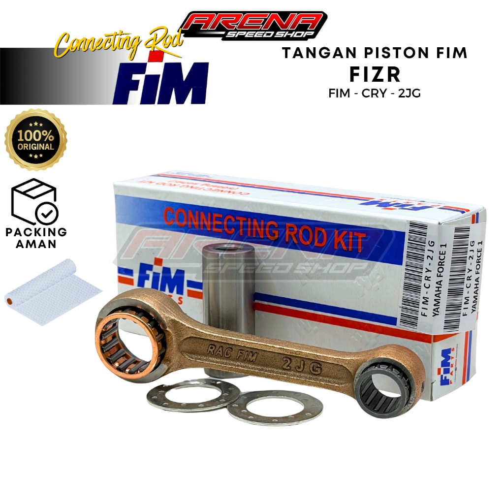 FIM CRY 2JG Connecting Rod Kit FIZR Stang Seher F1ZR Tangan Piston Set Force 1 Original Izumi