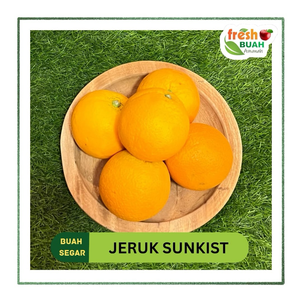 

Jeruk Sunkist Impor 1 kg | Manis Asam Segar | Buah | Fresh Buah Amanah