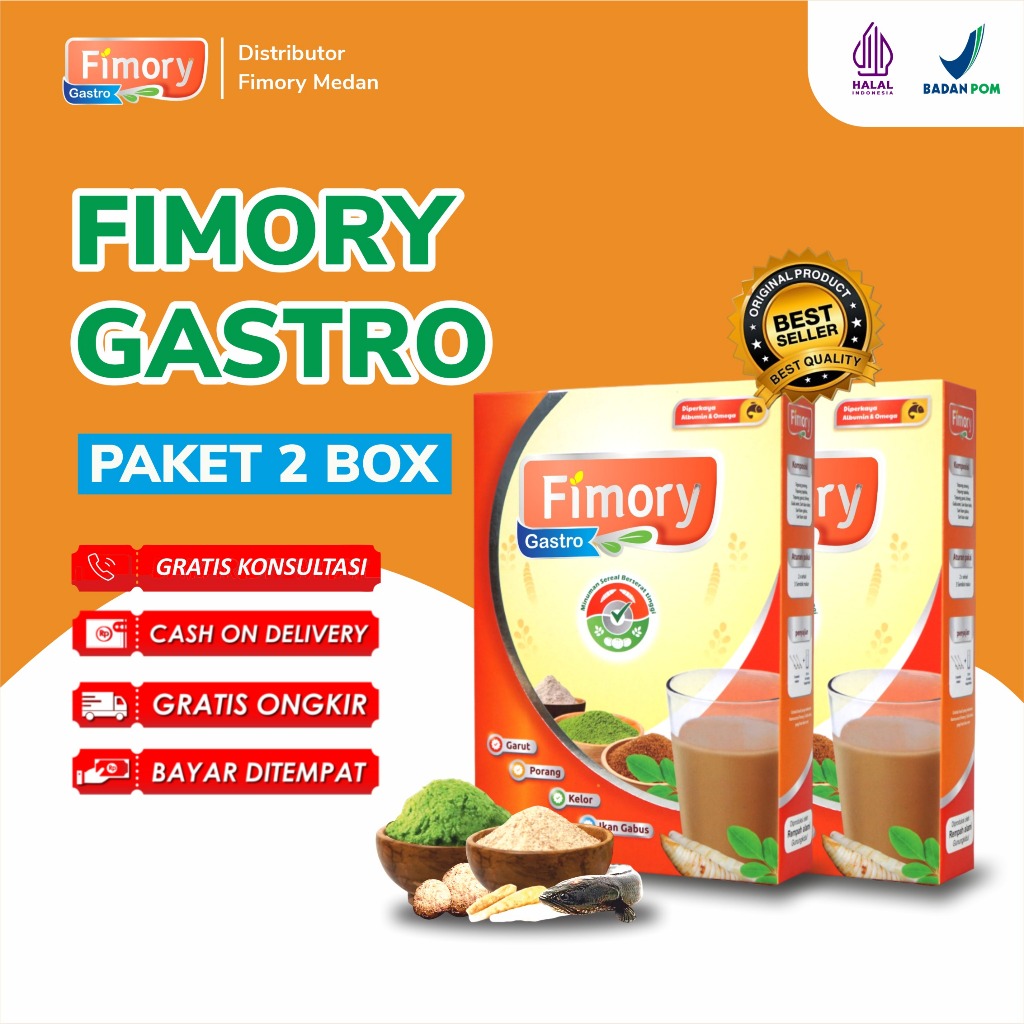 

Fimory Gastro 2 pcs - Minuman Atasi GERD, Asam lambung akut & Maag, dengan bahan Alami - Dijamin Original