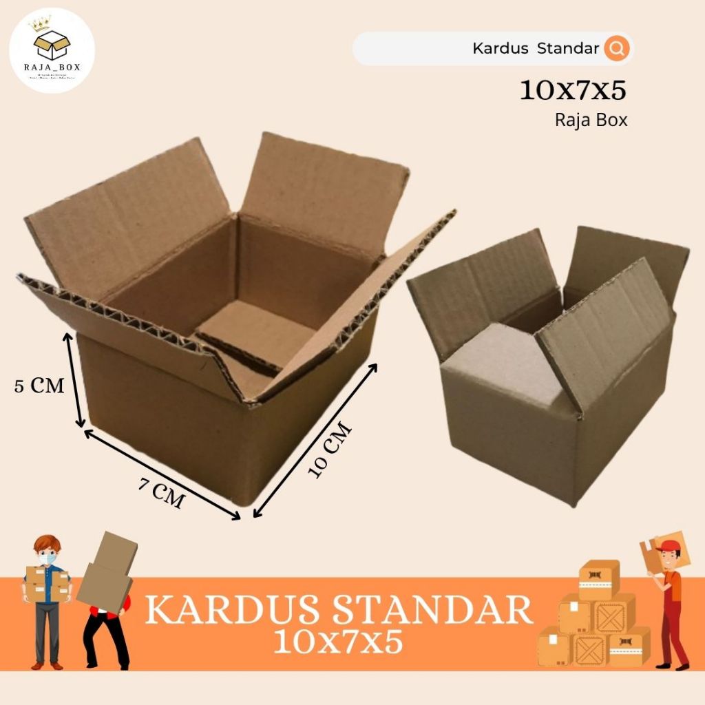 

Kardus Kemasan Standar 10x7x5 Kardus Packing Standar