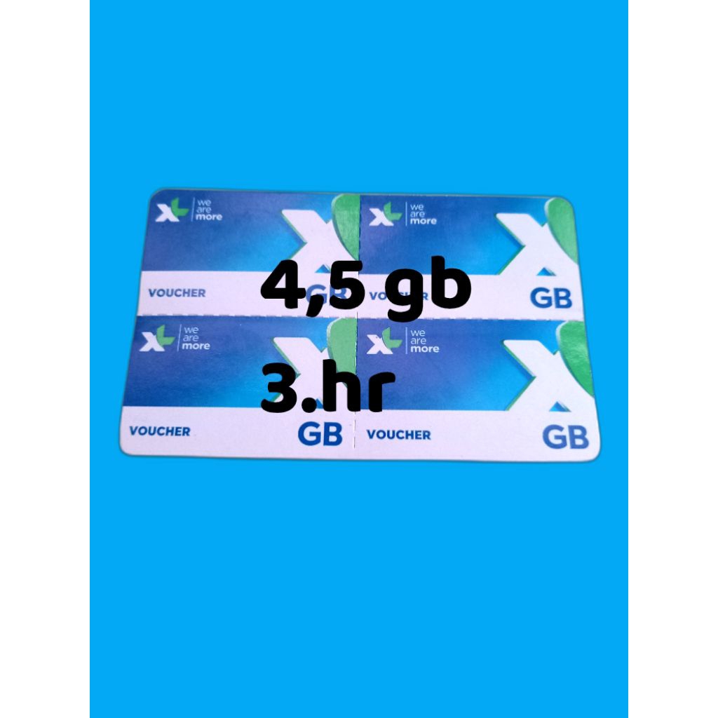 voucher XL. 4,5 gb 3hari