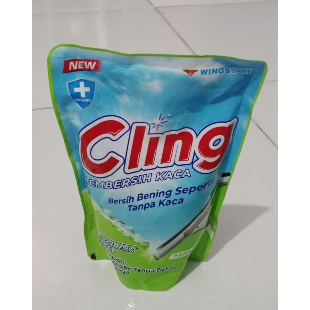 Cling Pembersih Kaca Apple Fresh 425ml