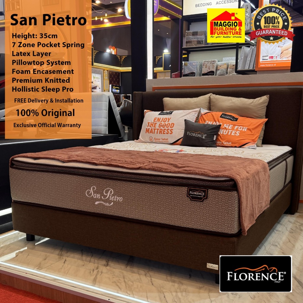 KASUR LATEX FLORENCE SAN PIETRO - FLORENCE SPRINGBED