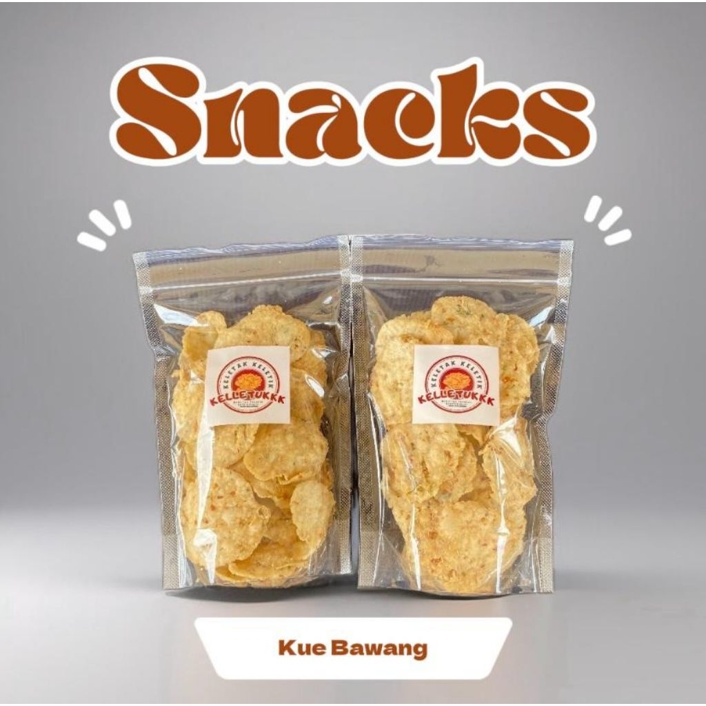 

Kue Bawang Premium Gurih Renyah [100gr]
