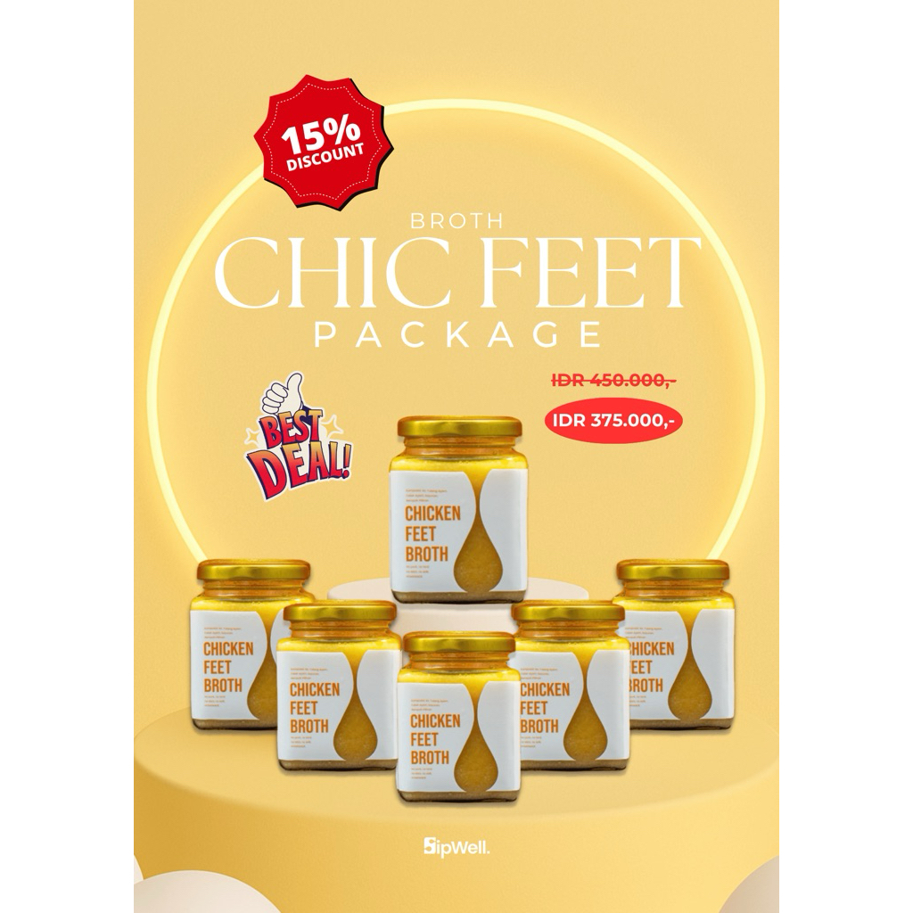 

CHICKEN FEET BROTH/kaldu mpasi sampai lansia , broth kental, kaldu ceker ayam