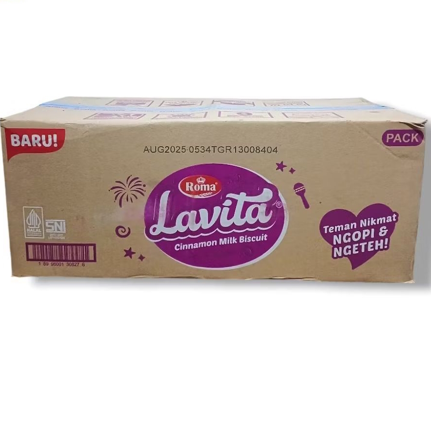 

ROMA LAVITA 210g 1 karton isi 28 pack MURAH GRATIS TAS