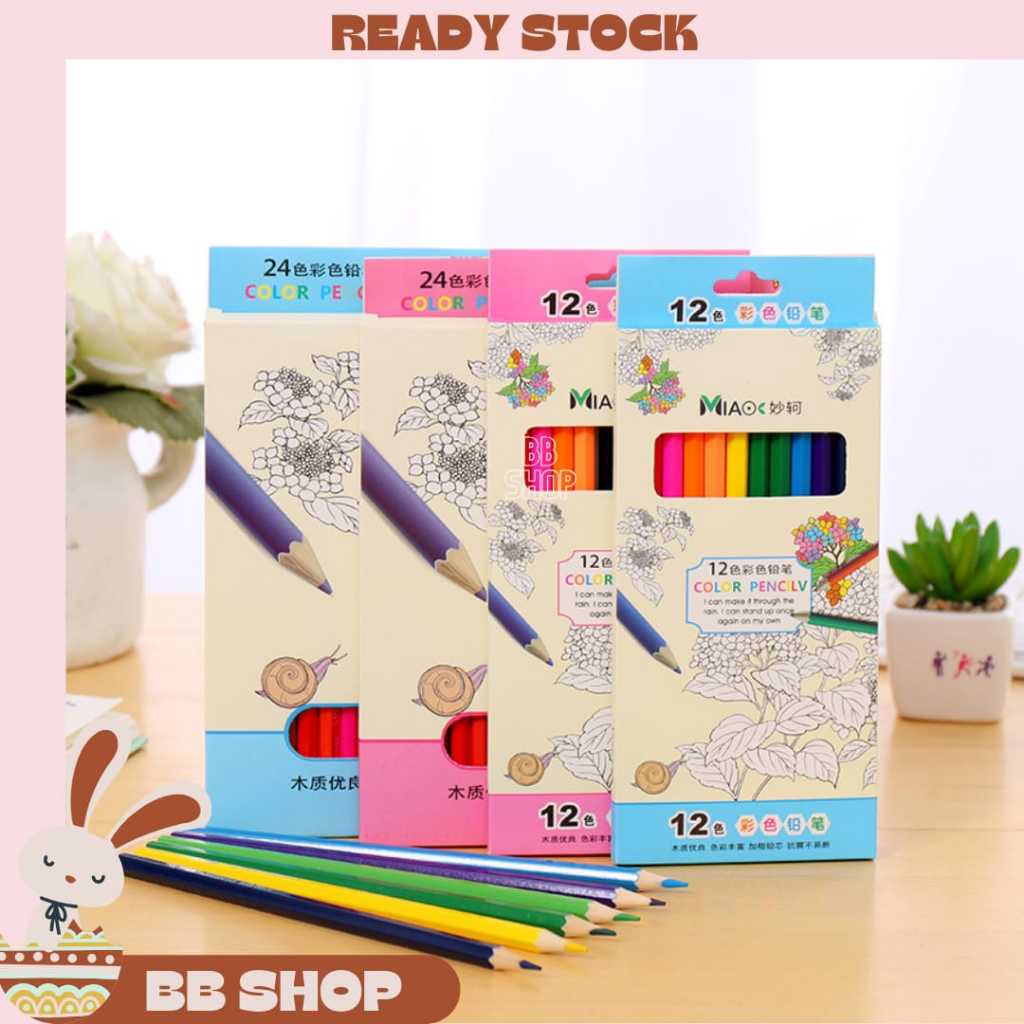 

Pencil warna serutan 12 pcs, 24pcs
