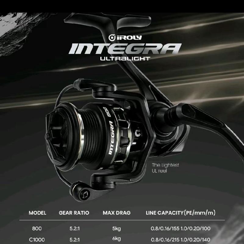 Reel IROLY INTEGRA SW / Ultralight body carbon