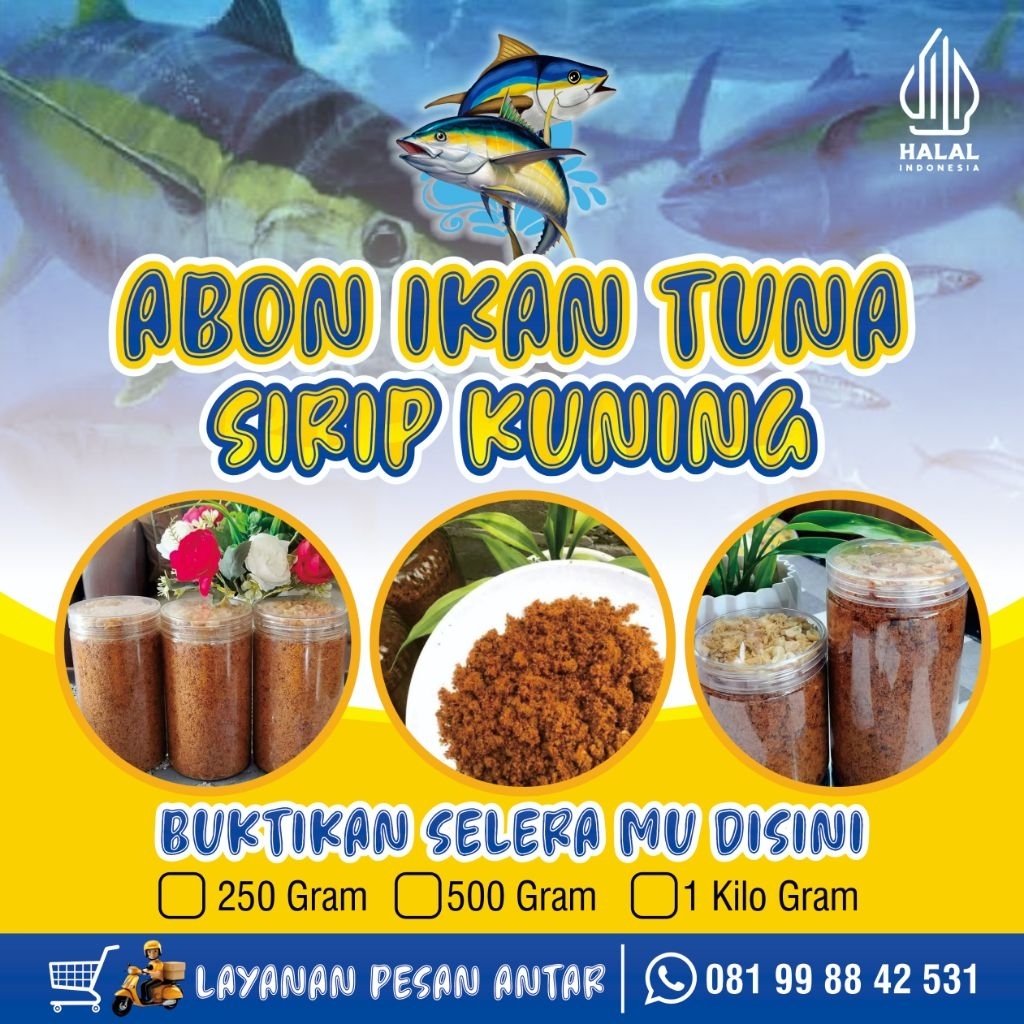 

ABON IKAN TUNA SIRIP KUNING