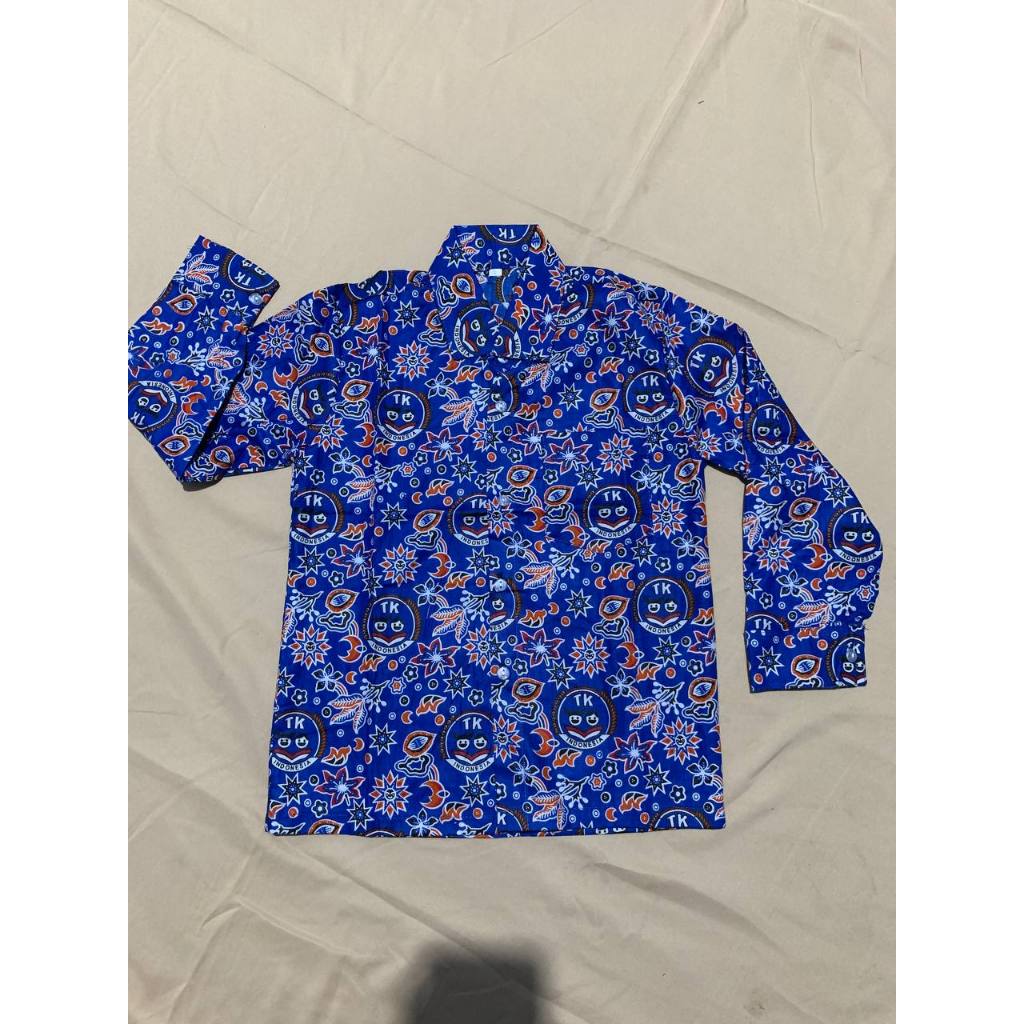 BATIK TK IGTKI NASIONAL BATIK TK BIRU SERAGAM BATIK IGTKI TERLARIS SERAGAM SEKOLAH