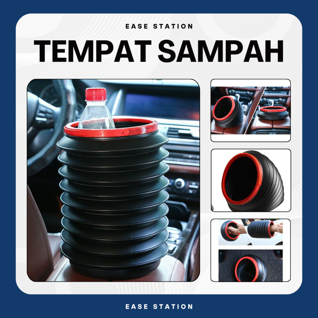 BAK SAMPAH MOBIL CAR TRASH BIN TEMPAT SAMPAH KECIL TRASH BIN MINI TEMPAT SAMPAH WATERPROOF SERBAGUNA