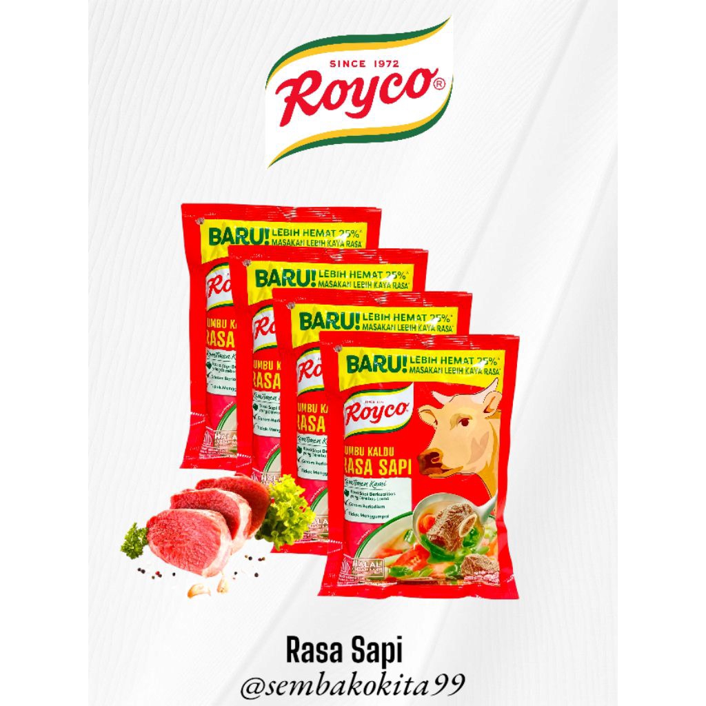 

Royco BUMBU KALDU Penyedap Rasa Ayam Sapi Beryodium 220g