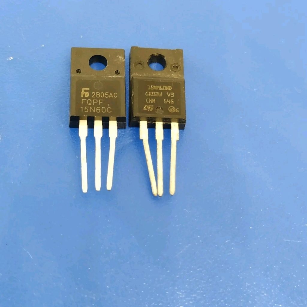 Mosfet fqp15n60 mosfet15n60 kecil mosfet 15N60 kecil body plastik dcs fairchild samsung