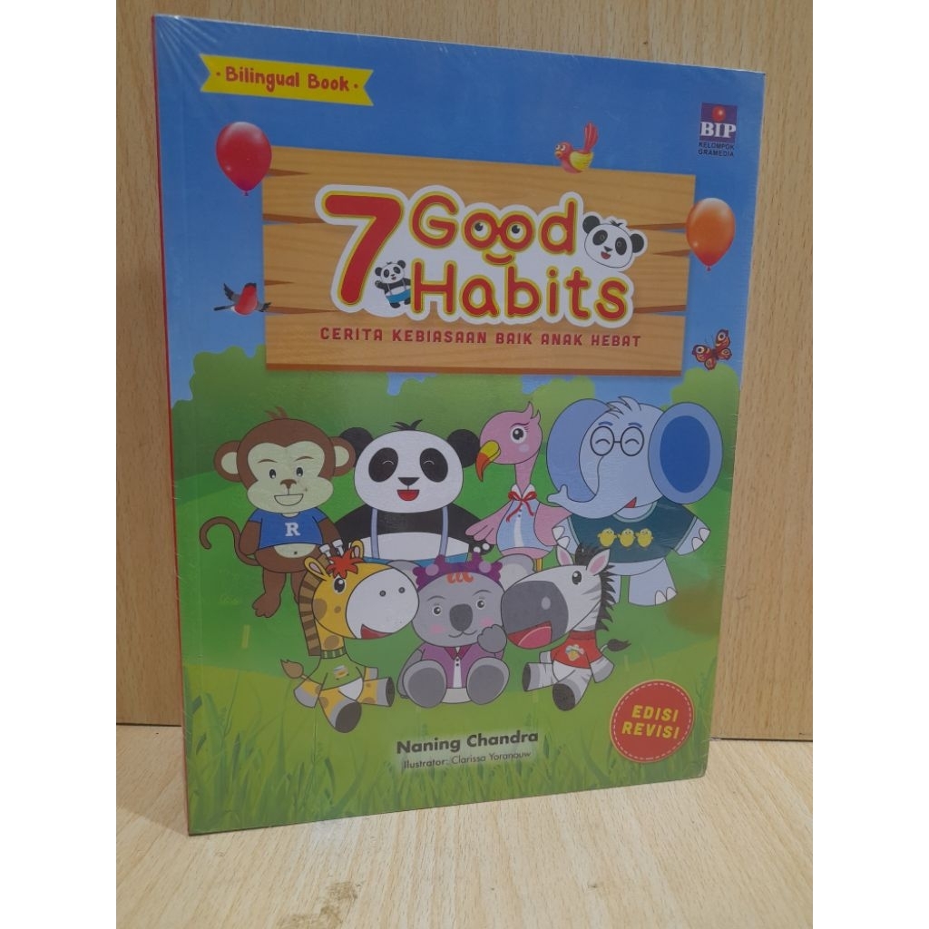 Buku anak ( children books U5+) 7 Good Habits Cerita Kebiasaan Baik Anak Hebat.bilingual book.