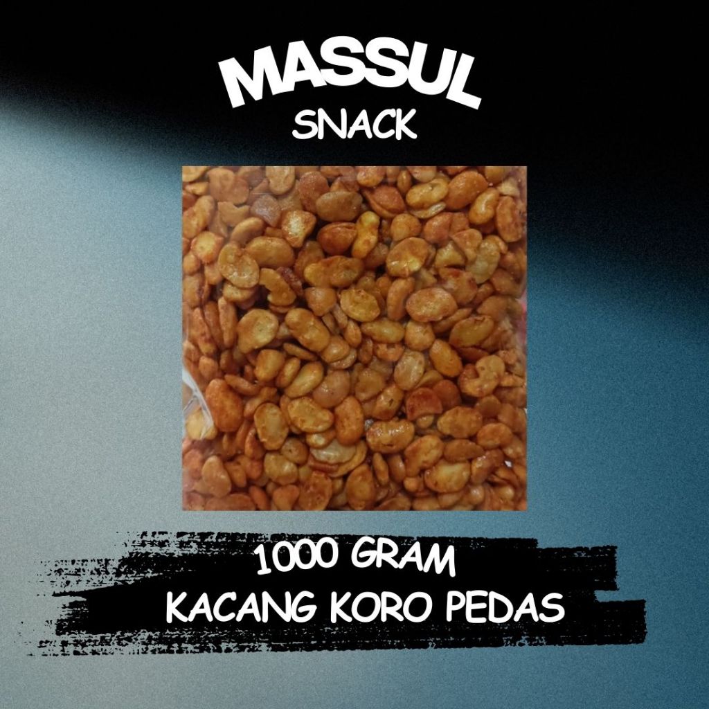 

[1000 gram] Kacang Koro Pedas Kupas Premium
