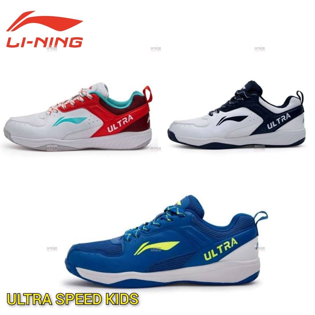 Sepatu Badminton Anak Lining ULTRA SPEED Original 34 36