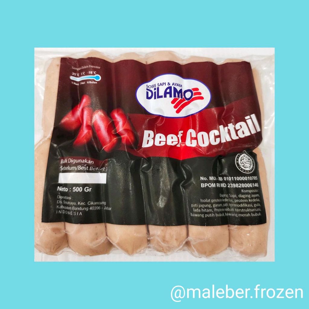 

dilamo beef cocktail sb (coklat) 500gr