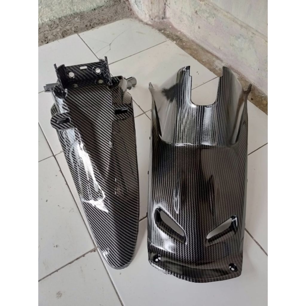 COVER PAKETAN BODI BODY KASAR MIO SEMILE MIO SPORTY 2006/2009 FULL CARBON