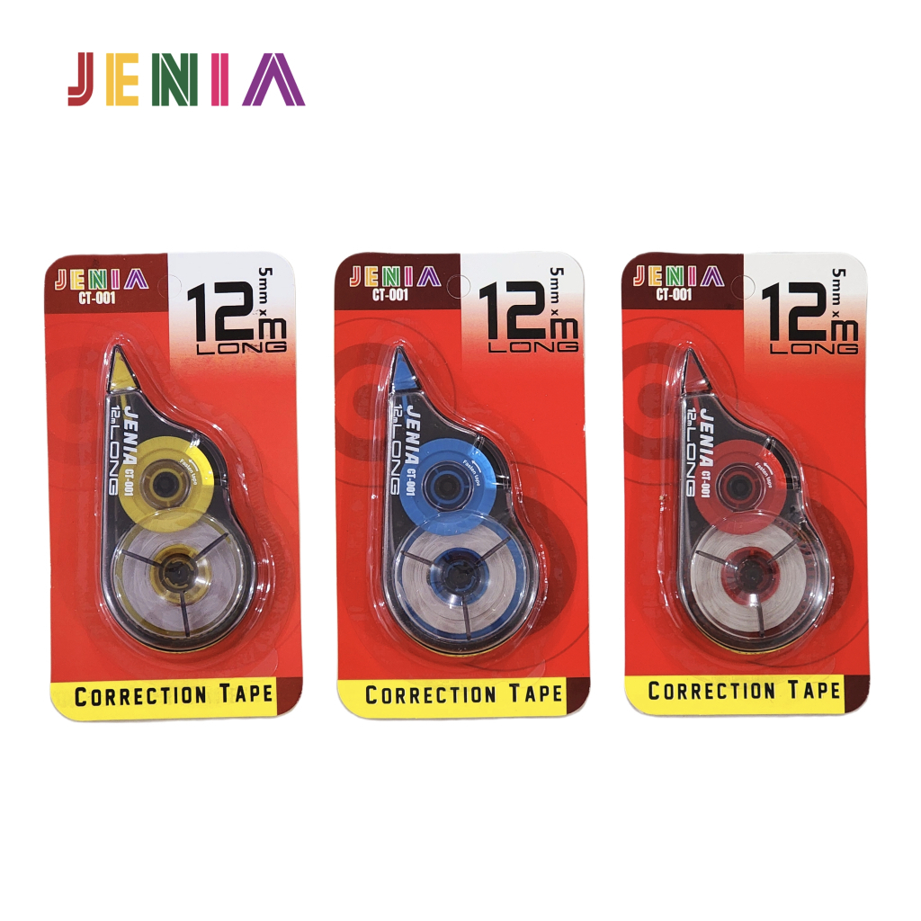 

JENIA CORRECTION TAPE CT-001 (PER PCS)